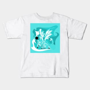 light manticore Scorpio ecopop lion winged beast art Kids T-Shirt